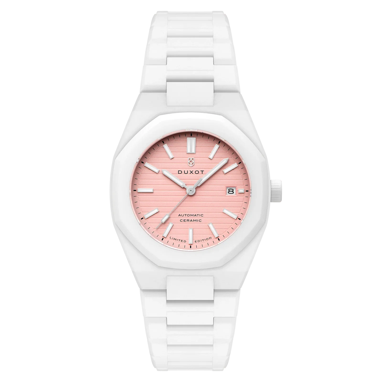 Image of Duxot Men's 41mm Pamplona Automatic Lmt Ed Ceramic Bracelet Watch