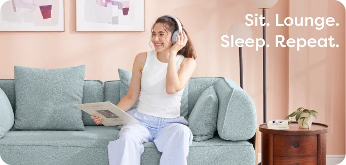 Sit. Lounge. Sleep. Repeat. Shop Nimble Sofa Bed