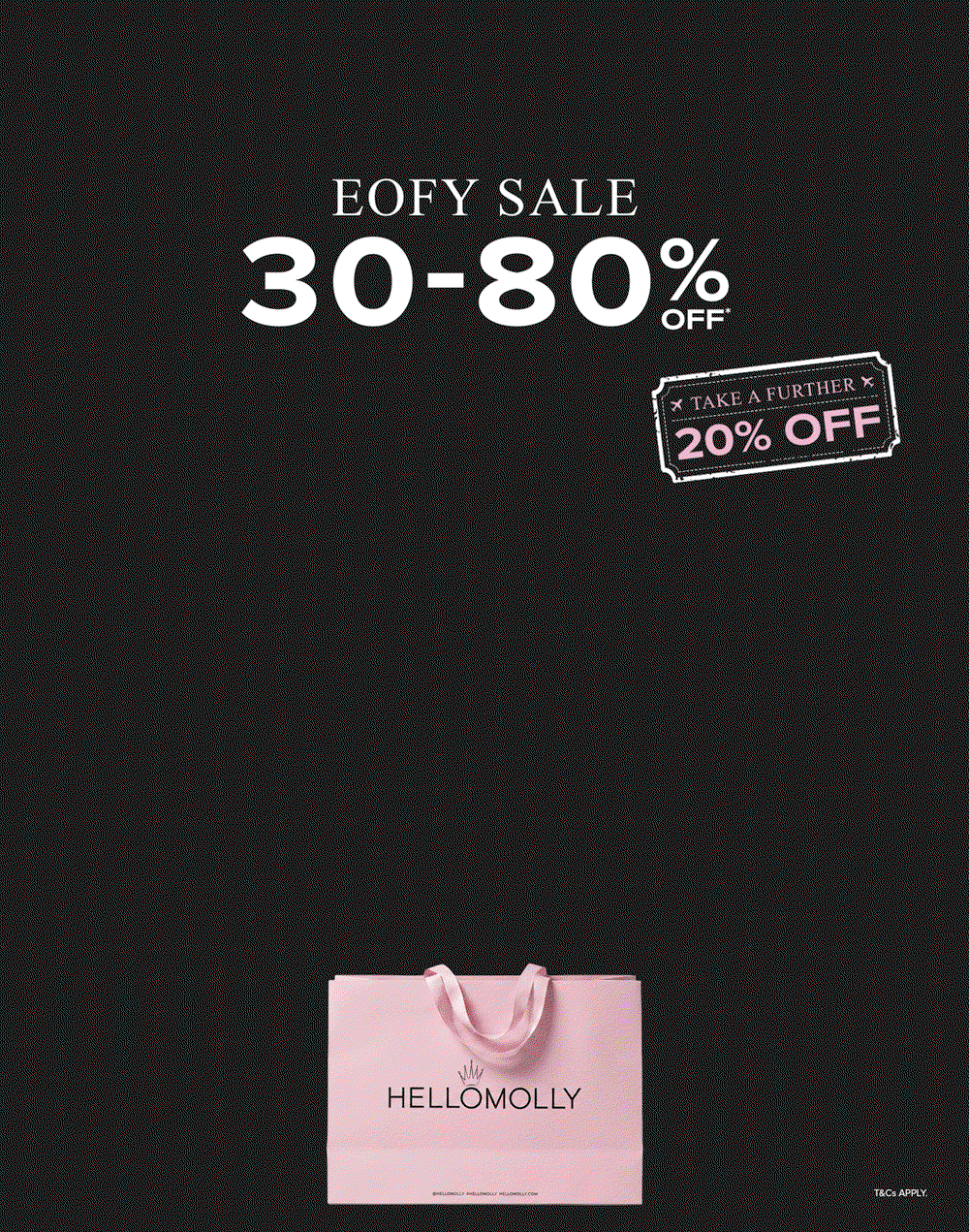 SHOP 30-80% OFF AND TAKE A FURTHER 20% OFF*