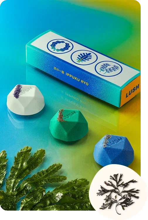 Ippuku Ryo Cooling Bath Bomb Trio