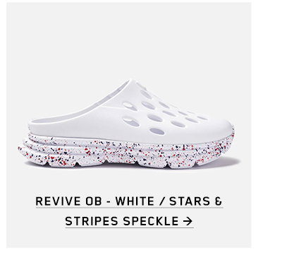 Revive OB - White / Stars & Stripes Speckle