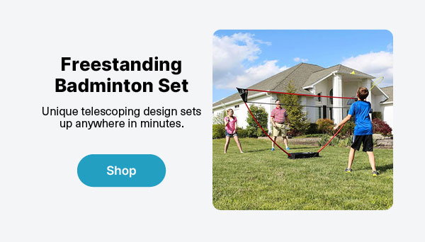 Freestanding Badminton Set