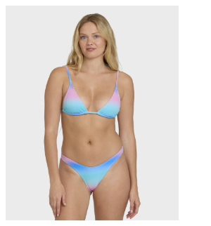 Sun Fade Slide Tall Triangle Bikini Top
