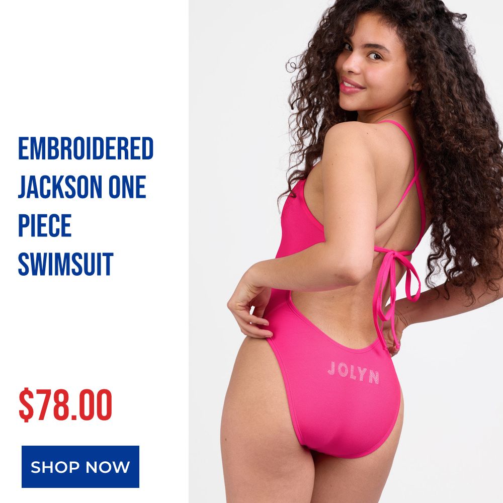 Embroidered Jackson One Piece Swimsuit
