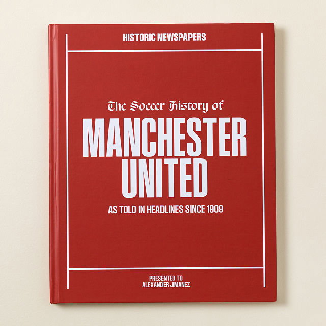 Personalized UK Soccer Books