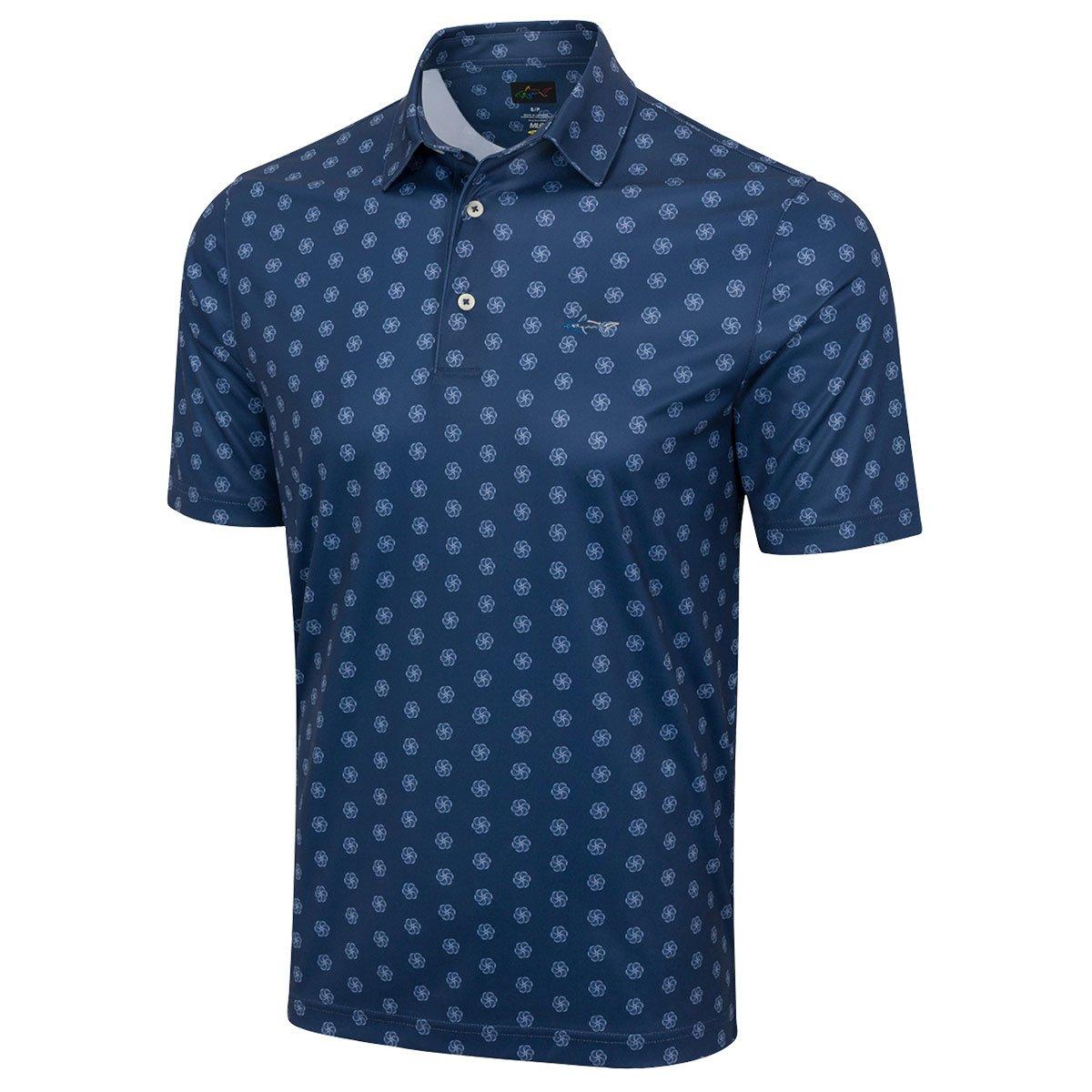 Greg Norman Men's Windmill Golf Polo Shirt