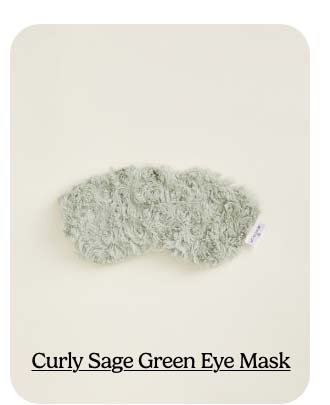 Shop Curly Sage Green Eye Mask