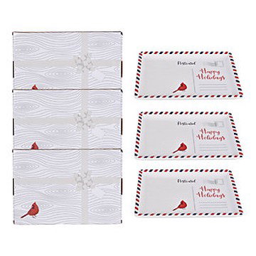 Temp-tations Set of 3 10x6 Rectangular Postcard Platters