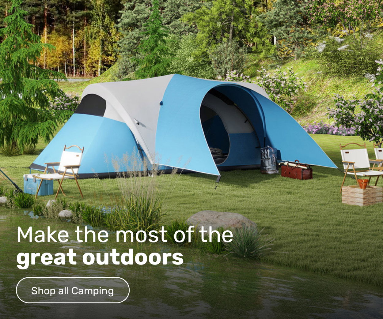 make the most of the great outdoors - shop all camping