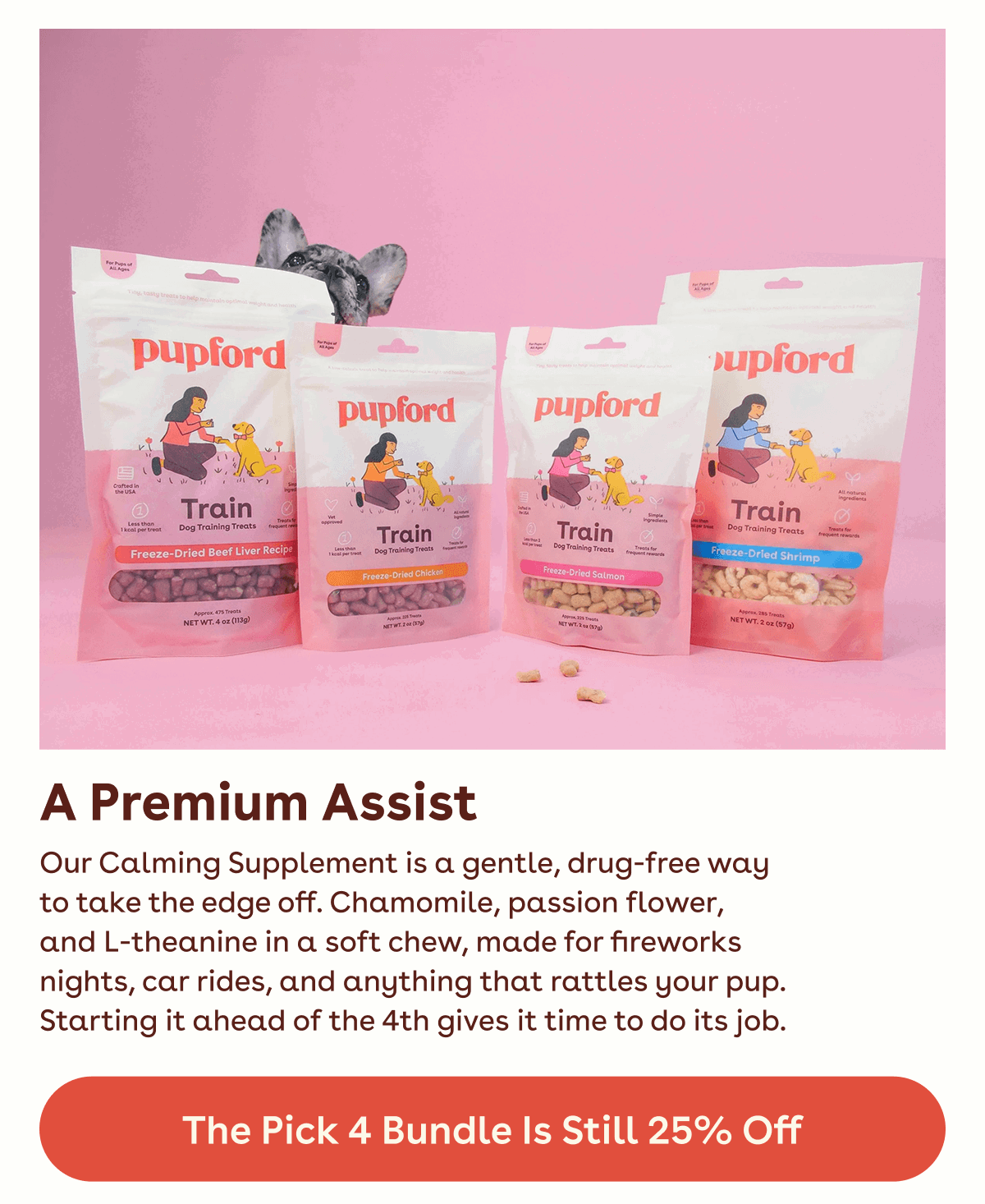 Pick 4 bundle, 25% off!