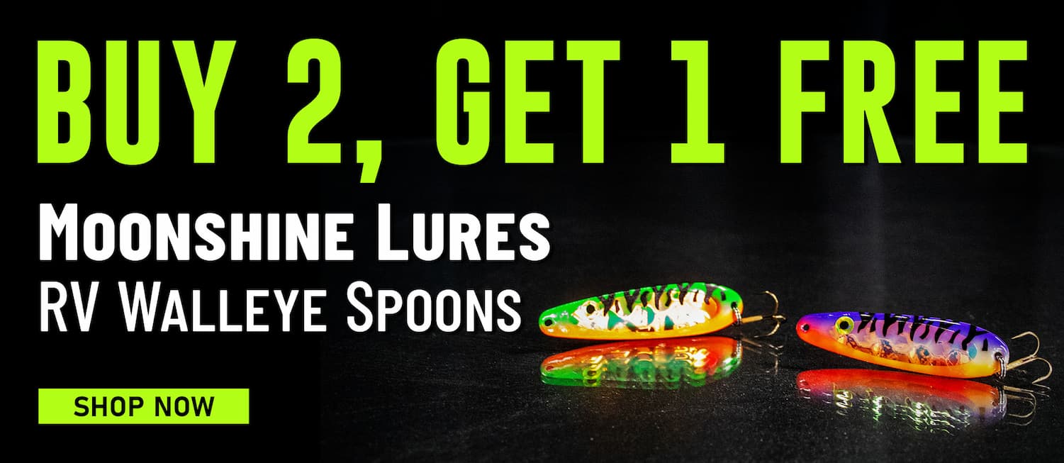 Buy 2, Get 1 Free Moonshine Lures RV Walleye Spoons Shop Now