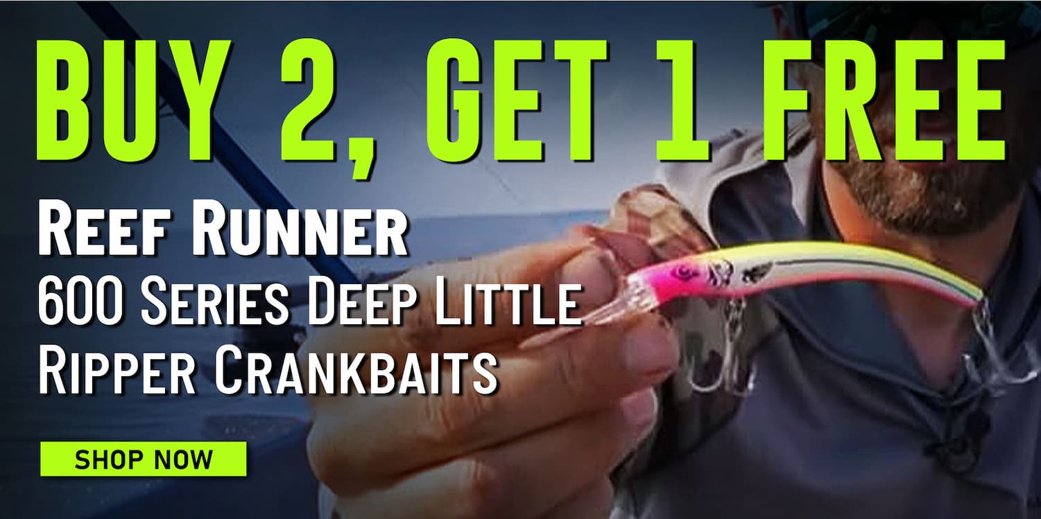 Buy 2, Get 1 Free Reef Runner 600 Series Deep Little Ripper Crankbaits Shop Now