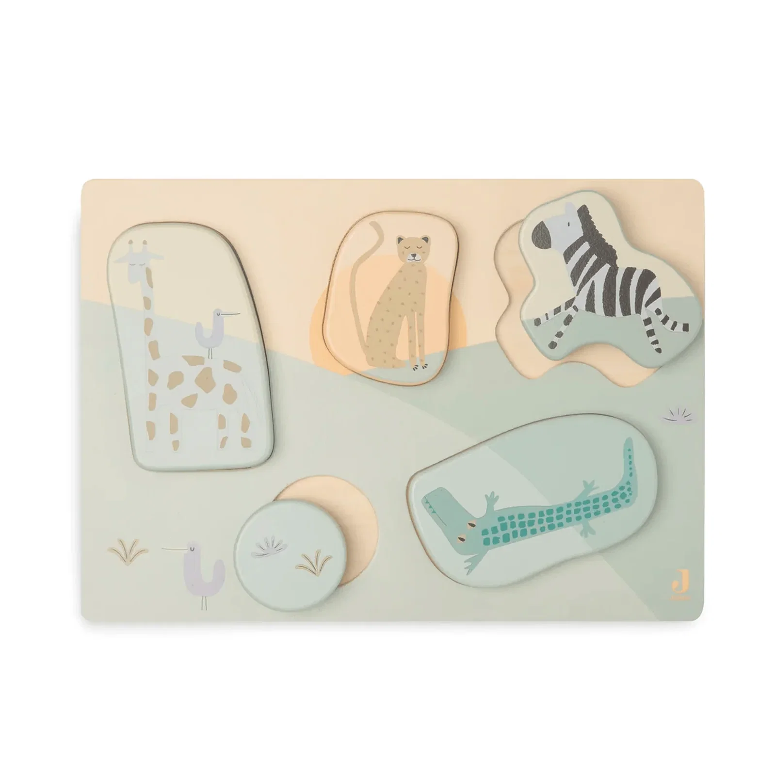 Image of Jollein Wooden Puzzle Jungle Jambo