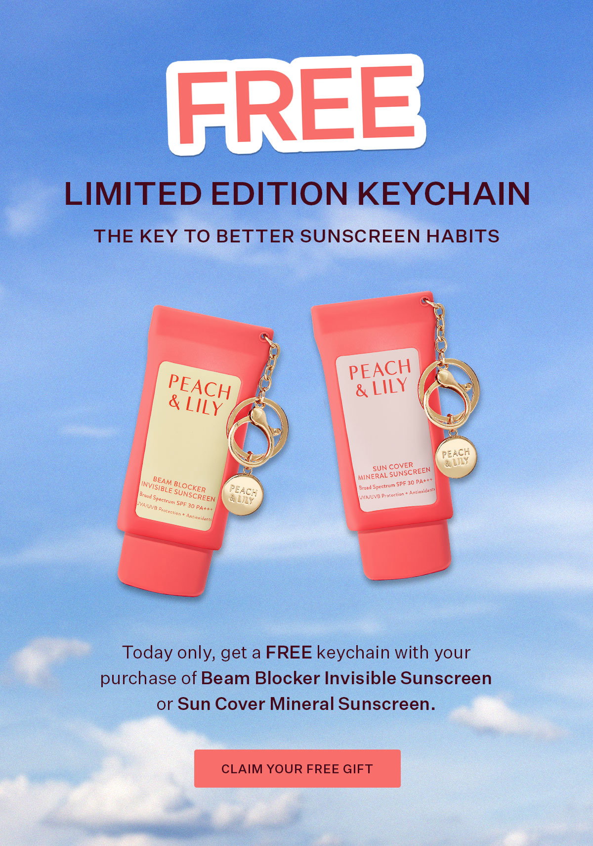 Free Limited Edition Keychain