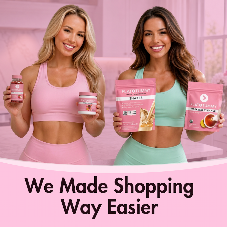 two woman holding health products