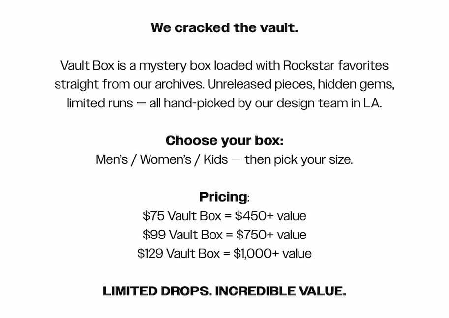 The Vault Box is Live!
