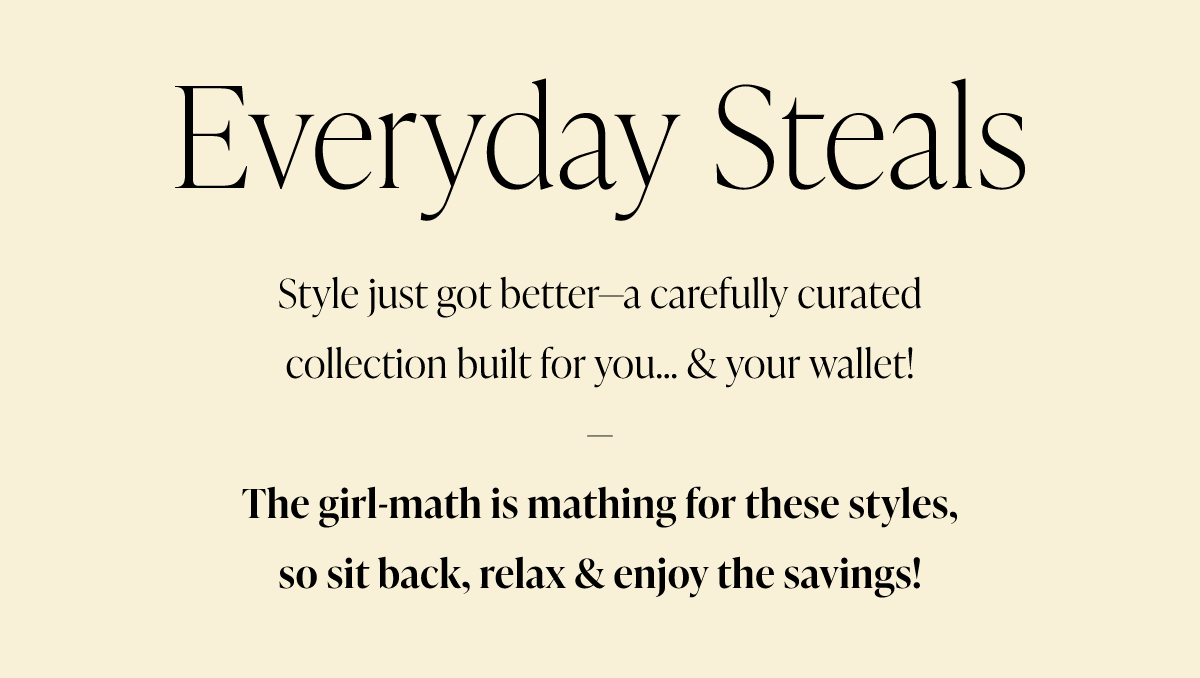 Everyday Steals