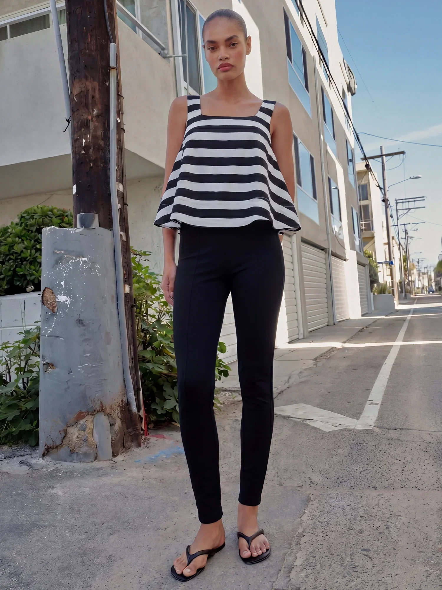 Image of Ponte Pull On Pants