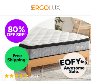 Ergolux Comfort Plus Pocket Spring Mattress (Queen) Product Image