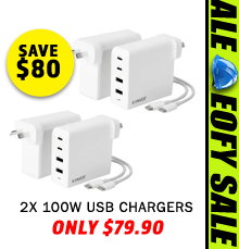 2x 100W USB Charger