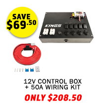 12V Control Box + 50A Wiring Kit
