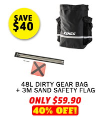 48L Dirty Gear Bag + 3m Sand Safety Flag