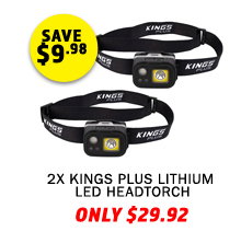 2 x Plus Lithium LED Headtorch