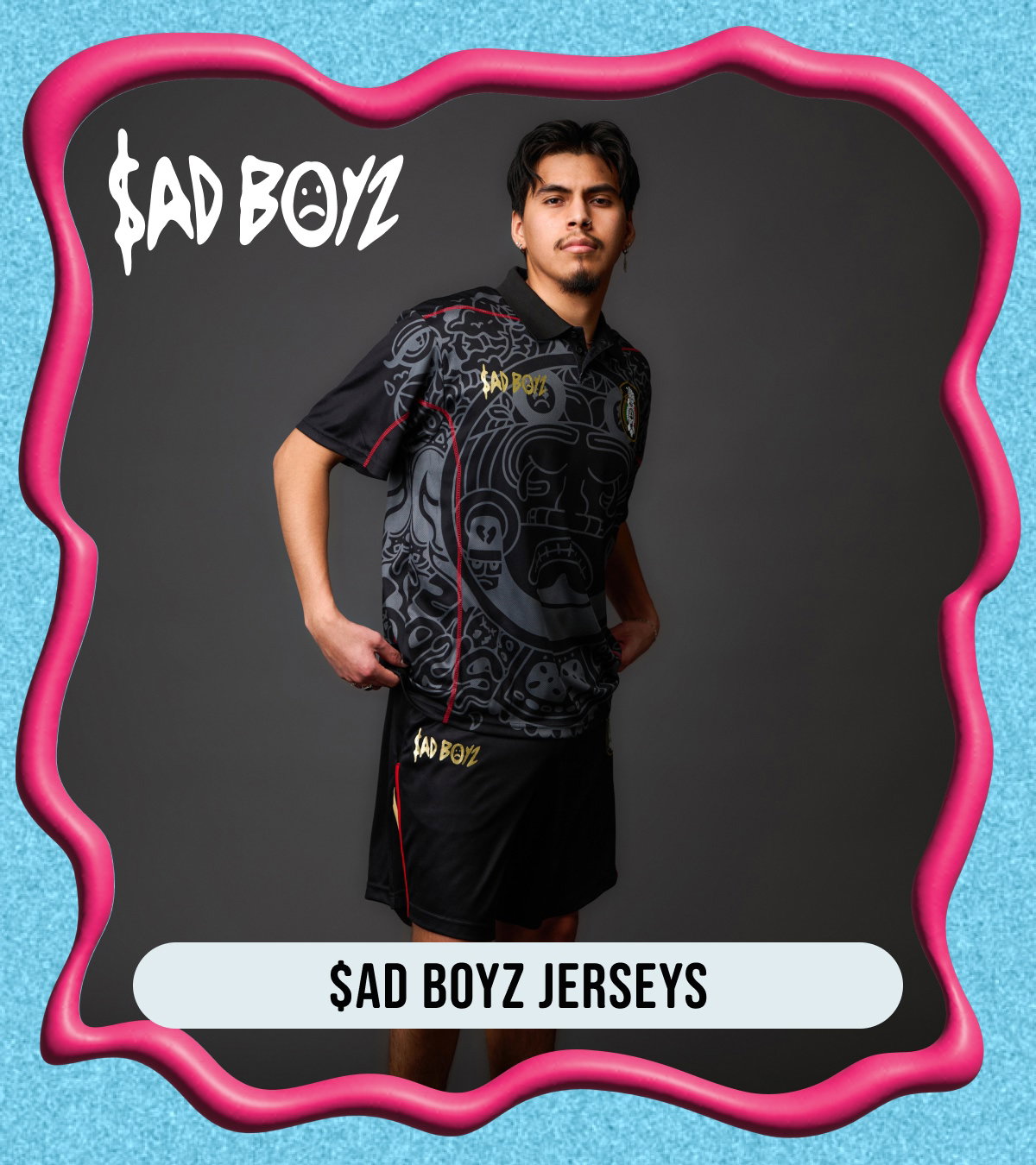 Shop Sad Boyz jerseys, featuring styles for Team Mexico