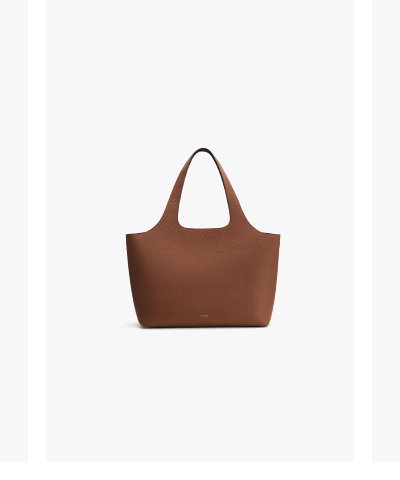 System Zipper Tote 13-Inch Dark Chestnut