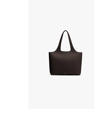 System Zipper Tote 16-Inch Mocha