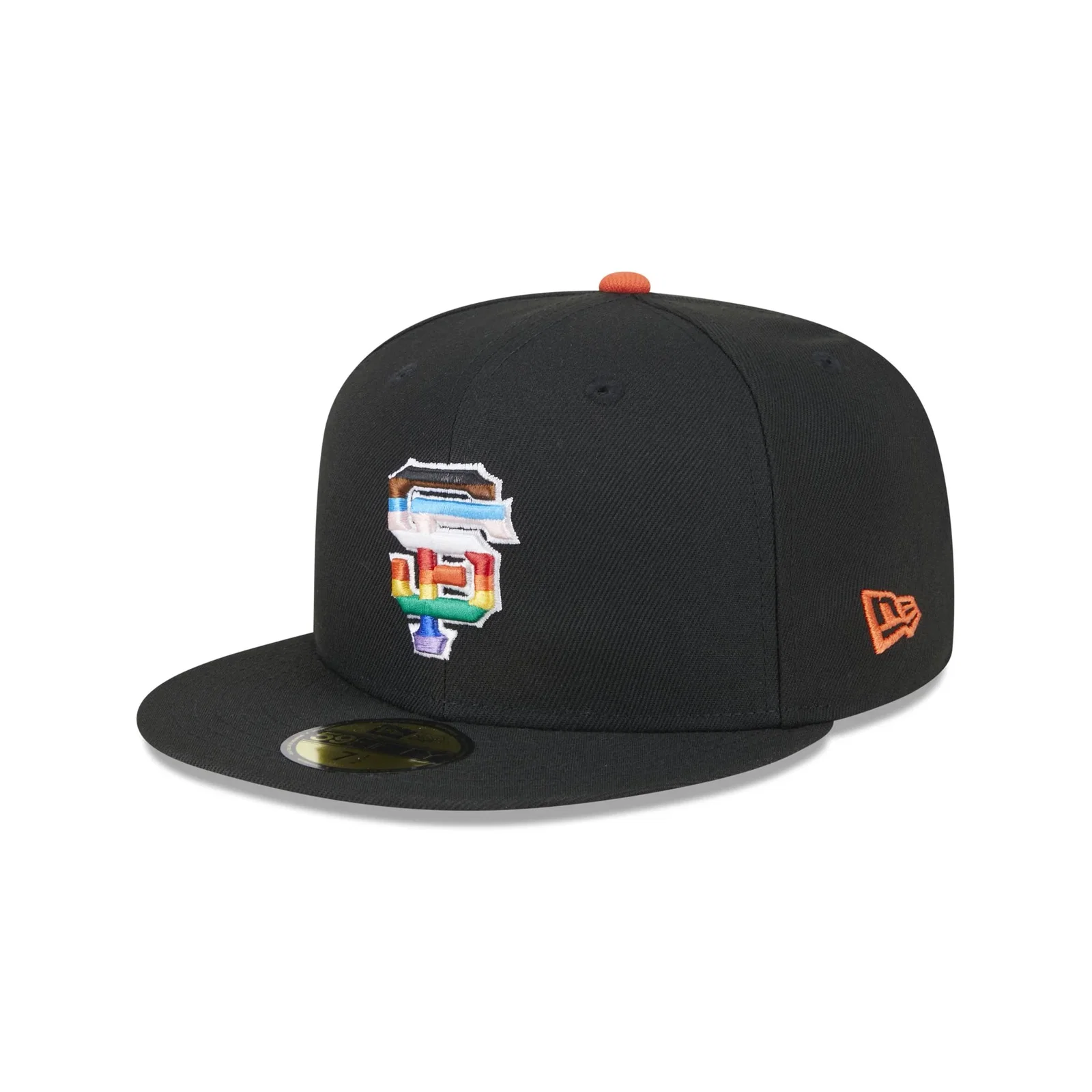 Image of San Francisco Giants Turn Back the Clock Black 59FIFTY Fitted Hat