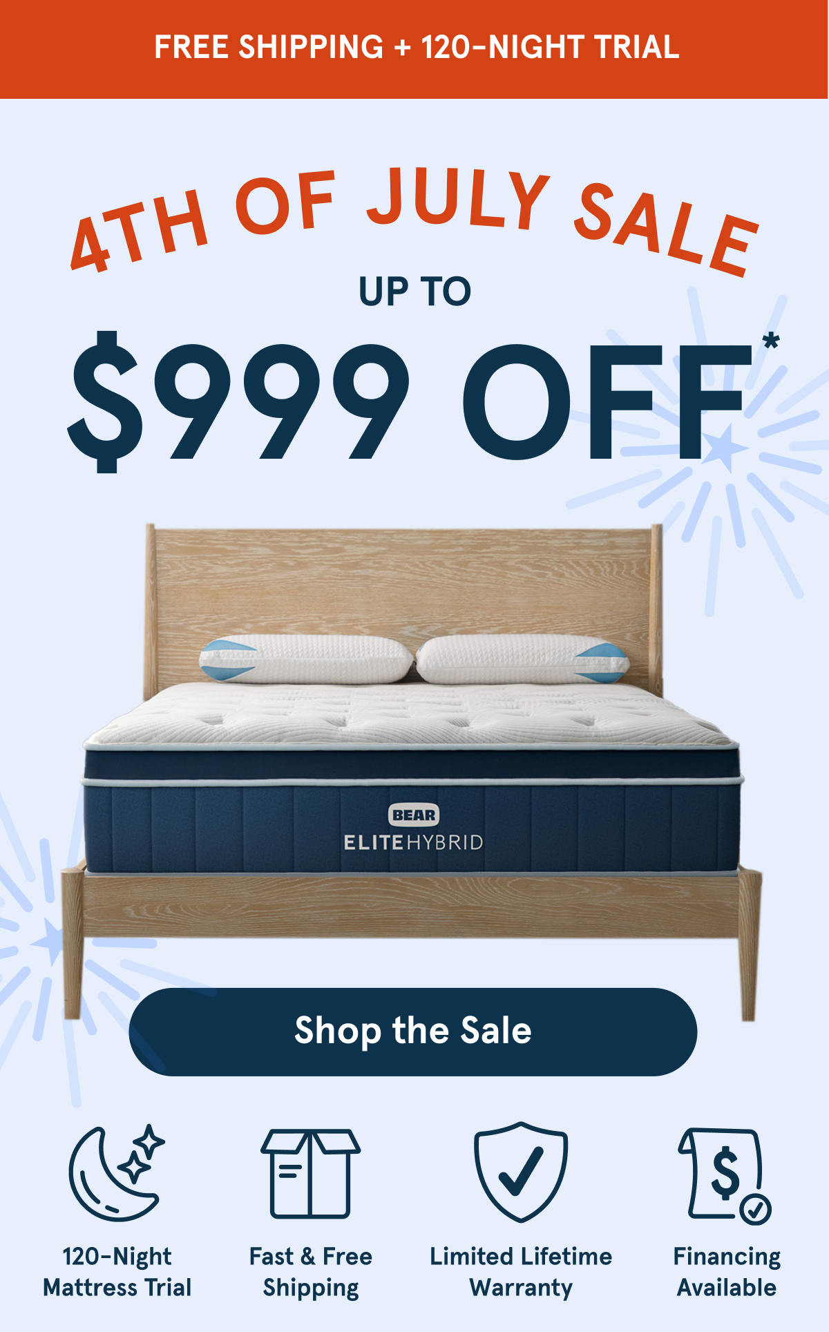 4th of July Sale 35% Off