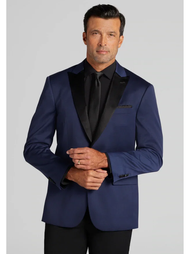Jos. A. Bank Tailored Fit Comfort Stretch Sateen Dinner Jacket