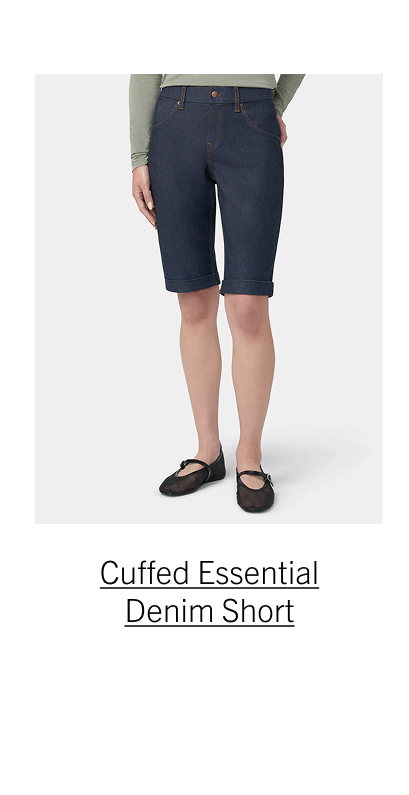 Cuffed Essential Denim Short