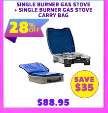 Single Burner Gas Stove + Single Burner Gas Stove Carry Bag