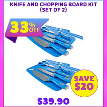 Knife and Chopping Board Kit (Set of 2)