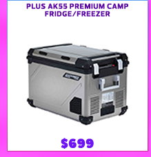 Plus AK55 Premium Camp Fridge/Freezer