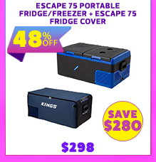 Escape 75 Portable Fridge/Freezer + Escape 75 Fridge Cover