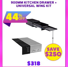 900mm Kitchen Drawer + Universal Wing Kit