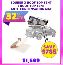 Tourer X Roof Top Tent + Roof Top Tent Anti-Condensation Mat