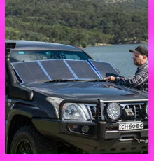 120W Folding Solar Blanket + 6m Extension Lead