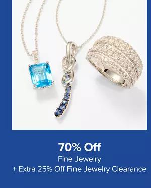 70% off fine jewelry. Plus, extra 25% off fine jewelry clearance. Shop now.