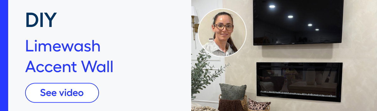 DIY How to Create a Limewash Accent Wall with Paint