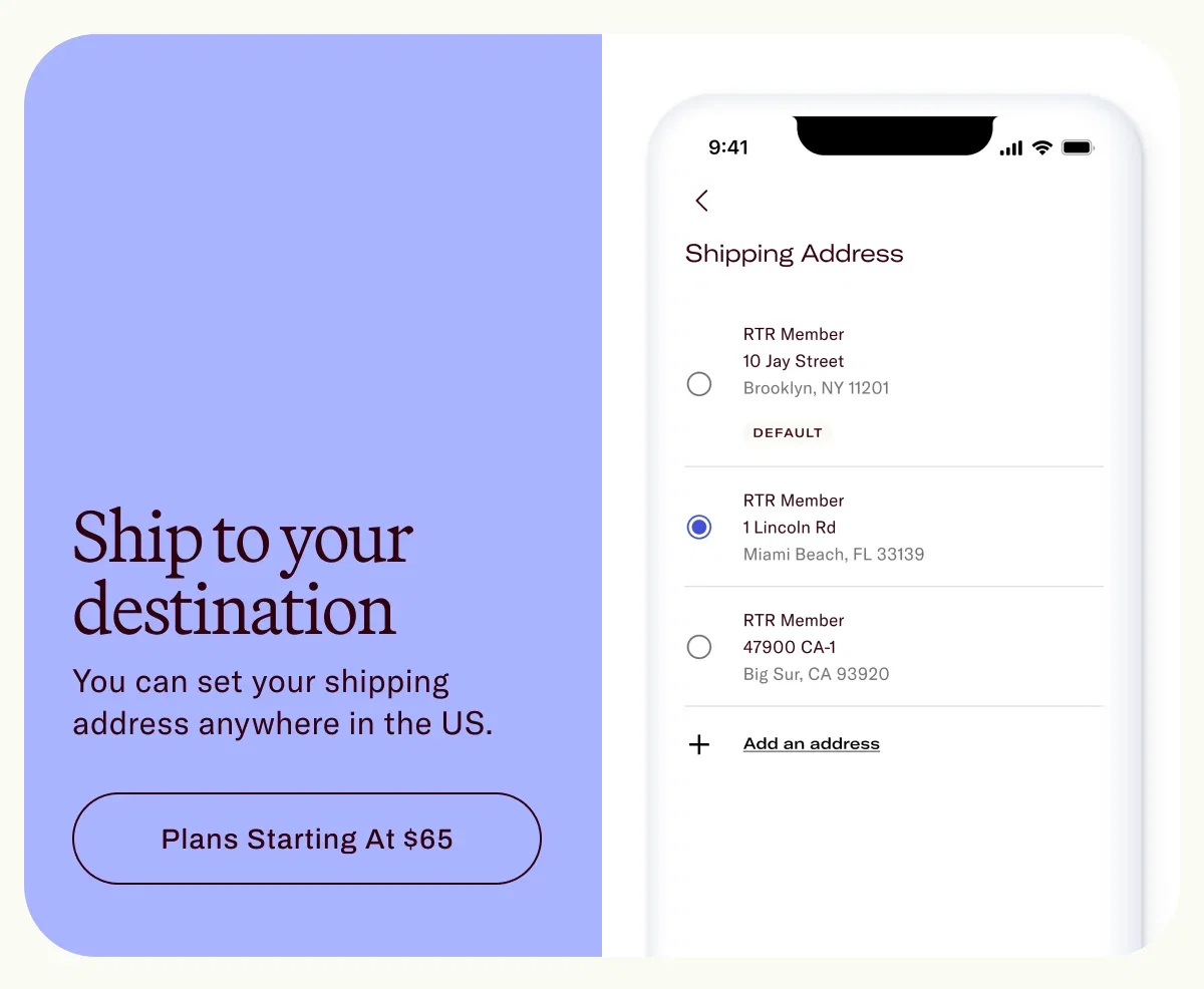 Ship to your destination