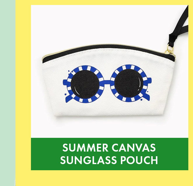 Summer Canvas Sunglass Pouch