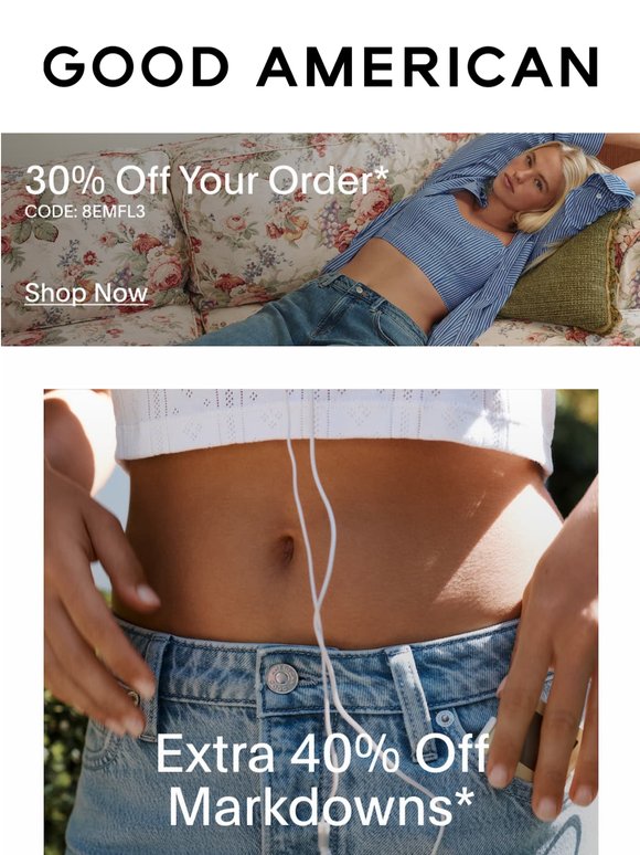Your exclusive 30% off is still here