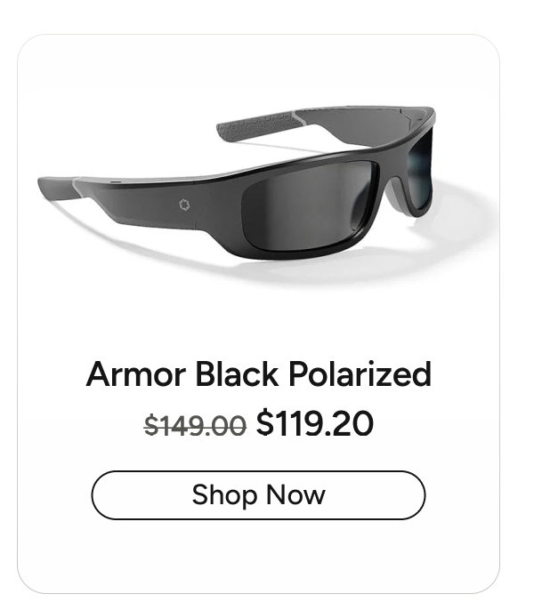 SHOP ARMOR BLACK POLARIZED