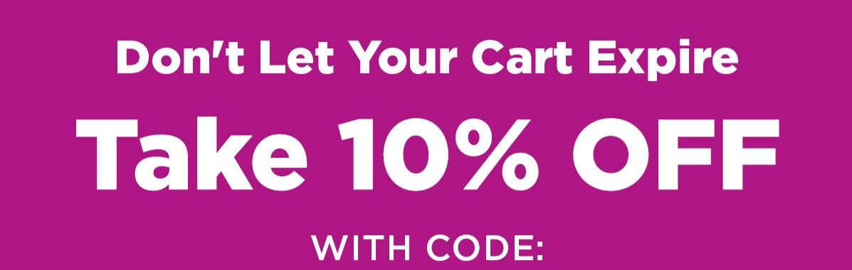 Don't let your cart expire | take 10% Off with code  