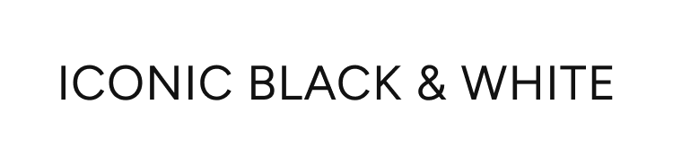 iconic black & white