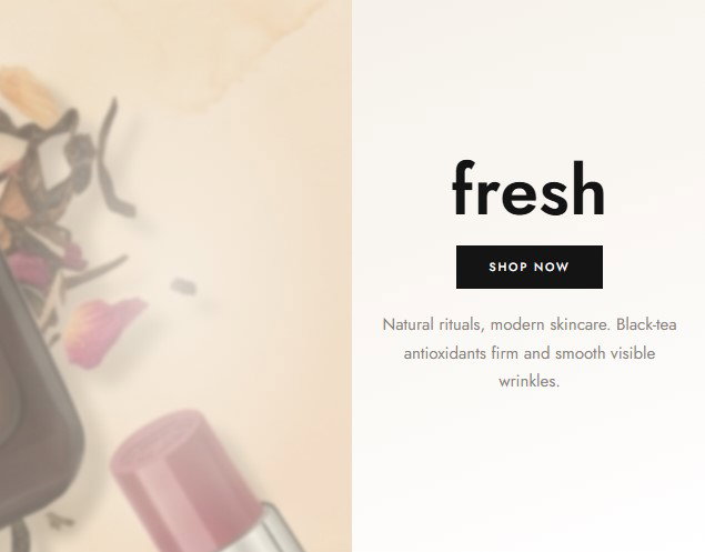 Natural rituals, modern skincare. Black-tea antioxidants firm and smooth visible wrinkles.
